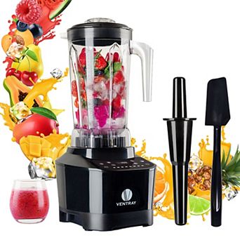 Ventray Professional Countertop Blender, 8-Speed 1500W High Power Smoothie Maker