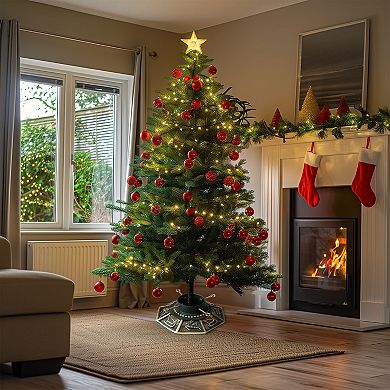 Ventray Christmas Tree Stand with Water Reservoir, Tree Base Holder for Real Trees