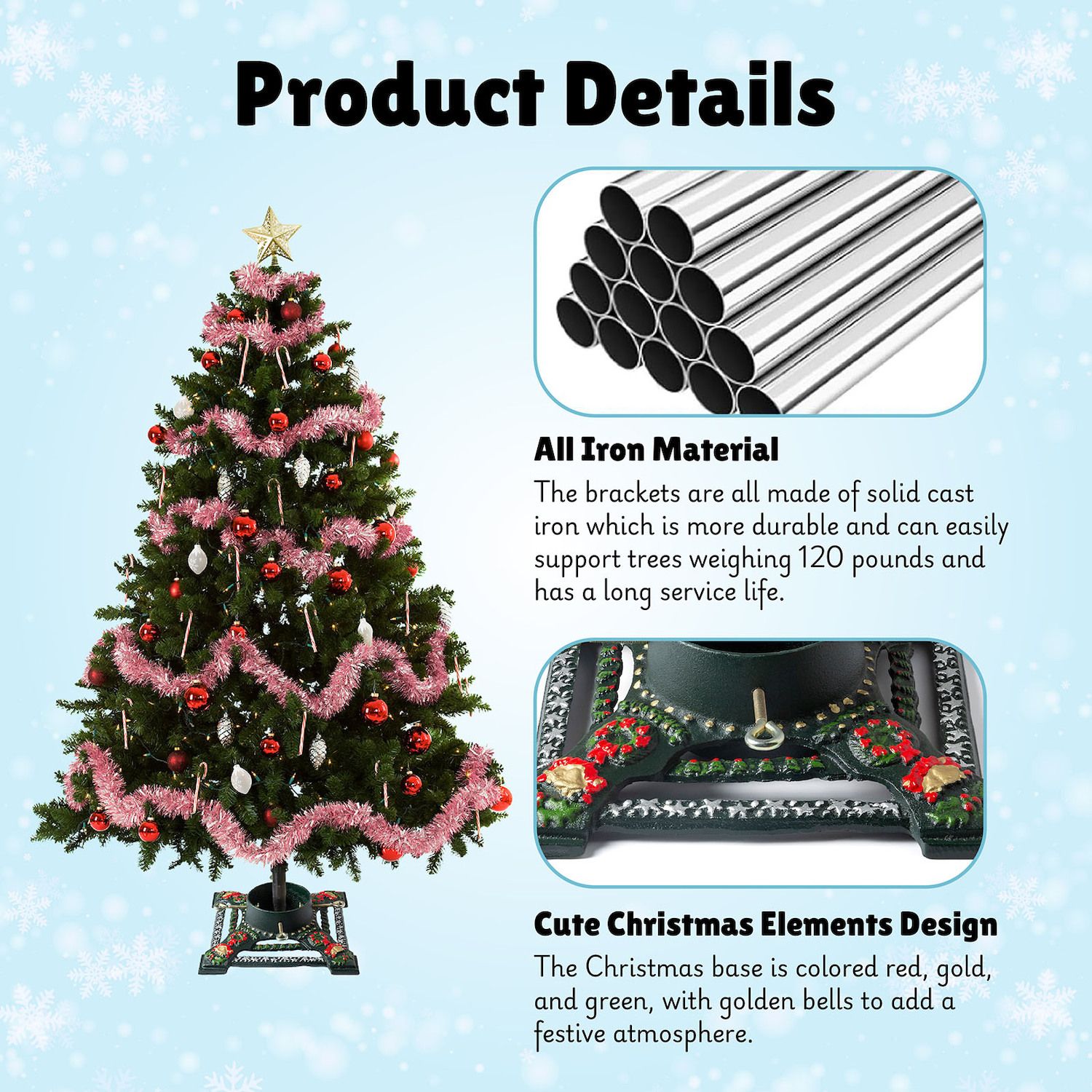 How To Use The Christmas Tree Stand With Water Reservoir And Fast Clamp