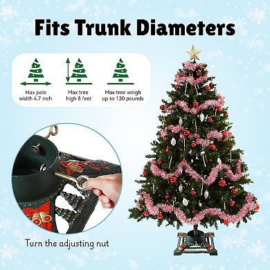 Ventray Christmas Tree Stand with Water Reservoir, Tree Base Holder for Real Trees