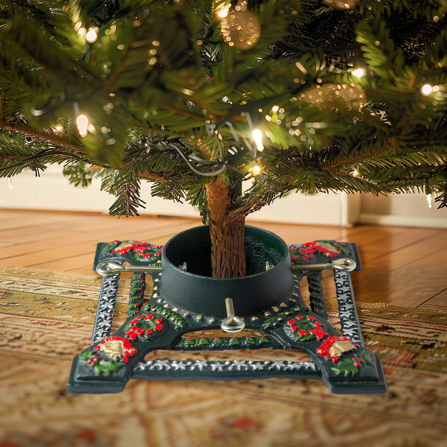 How To Use The Christmas Tree Stand With Water Reservoir And Fast Clamp