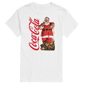 Big & Tall Coca-Cola Vintage Santa Graphic Tee