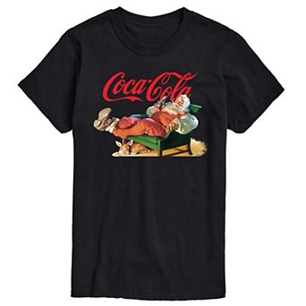 Big & Tall Coca-Cola Santa Coke Graphic Tee