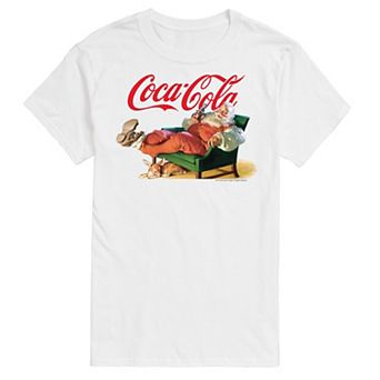 Big & Tall Coca-Cola Santa Coke Graphic Tee