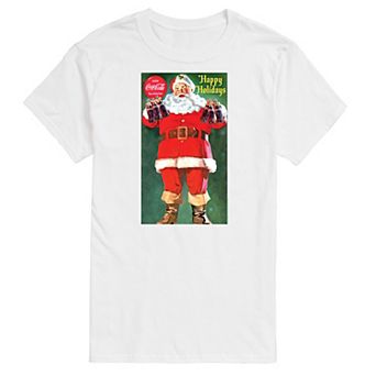 Big & Tall Coca-Cola Vintage Santa Graphic Tee
