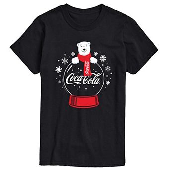 Big & Tall Coca-Cola Polar Bear Snowglobe Graphic Tee
