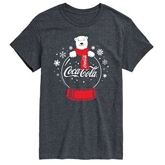 Big & Tall Coca-Cola Polar Bear Snowglobe Graphic Tee