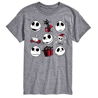Men's Nightmare Before Christmas Jack Skellington Grid Tee