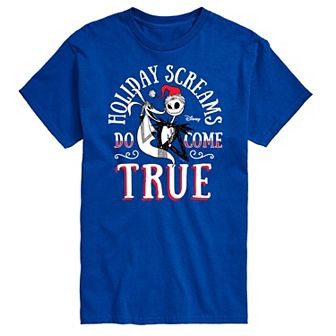 Men's Nightmare Before Christmas Spirit In My Bones Screams Come True Tee