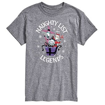 Men's Nightmare Before Christmas Naughty List Tee