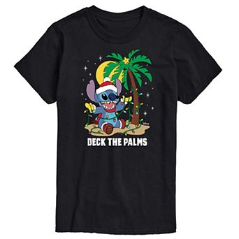 Disney's Lilo & Stitch Big & Tall Deck The Palms Graphic Tee
