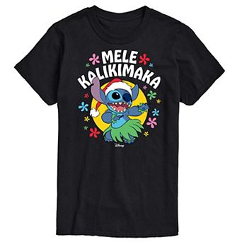 Disney's Lilo & Stitch Big & Tall Mele Kalikimaka Graphic Tee