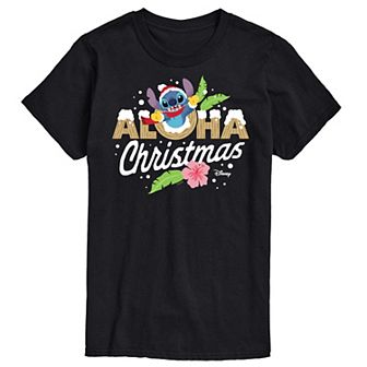 Disney's Lilo & Stitch Big & Tall Aloha Christmas Graphic Tee
