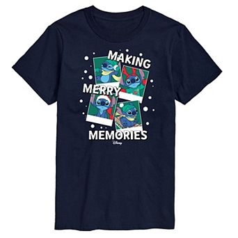 Disney's Lilo & Stitch Big & Tall Making Merry Memories Graphic Tee
