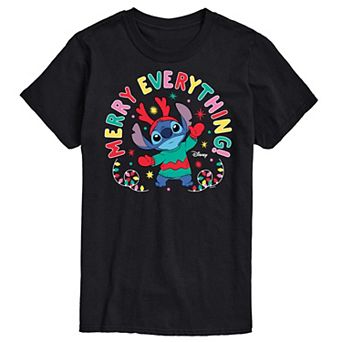 Disney's Lilo & Stitch Big & Tall Merry Everything Graphic Tee