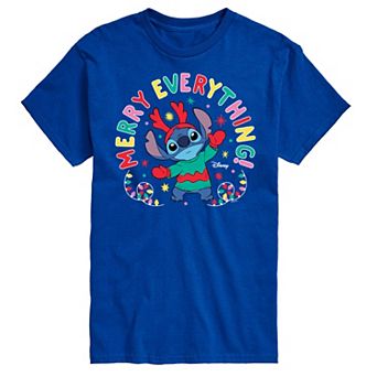 Disney's Lilo & Stitch Big & Tall Merry Everything Graphic Tee