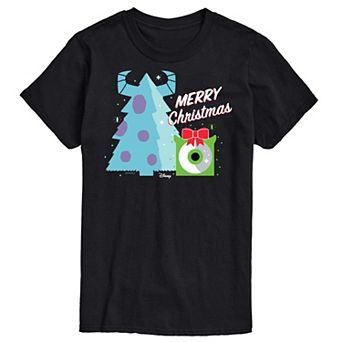 Disney / Pixar's Monsters Inc Big & Tall Merry Christmas Graphic Tee