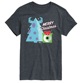 Disney / Pixar's Monsters Inc Big & Tall Merry Christmas Graphic Tee
