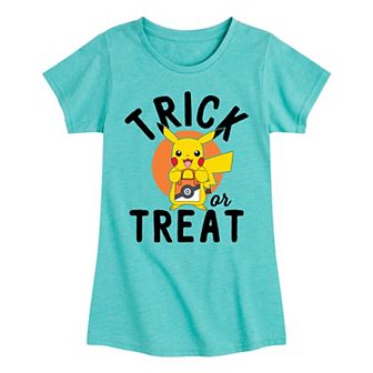 Girls 7-16 Pokémon Trick Or Treat Tee