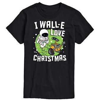 Disney's Wall-E Big & Tall Love Christmas Graphic Tee