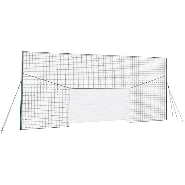Open Goaaal JXOGFS1 Soccer Practice Net Rebounder Backstop with Goal