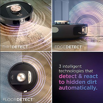 Shark® Detect Pro Self-Empty NeverStuck Tech WiFi Robot Vacuum with HEPA Bagless Base – RV2820AE