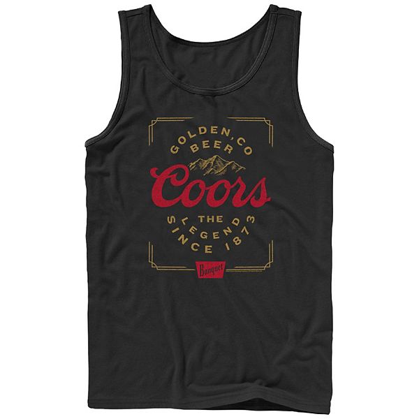 Men's Coors Vintage Poster Graphic Tank Top