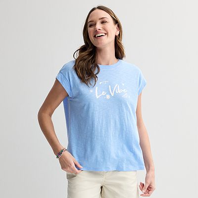 Women's Sonoma Goods For Life® Short Sleeve Muscle Top