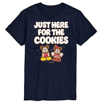 Disney's Big & Tall Just Here For The Cookies Graphic Tee