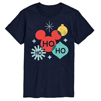 Disney's Big & Tall Holiday Ho Ho Ho Shapes Graphic Tee