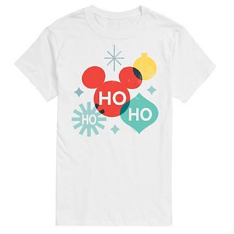 Disney's Big & Tall Holiday Ho Ho Ho Shapes Graphic Tee