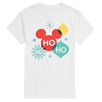 Disney's Big & Tall Holiday Ho Ho Ho Shapes Graphic Tee