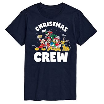 Disney's Big & Tall Christmas Crew Graphic Tee