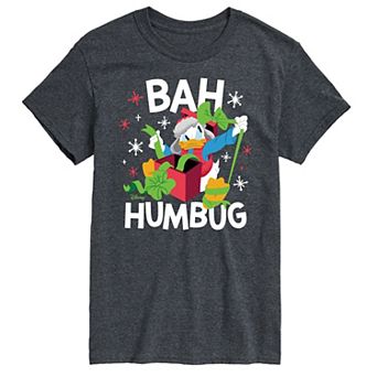 Disney's Big & Tall Donald Duck Bah Humbug Graphic Tee