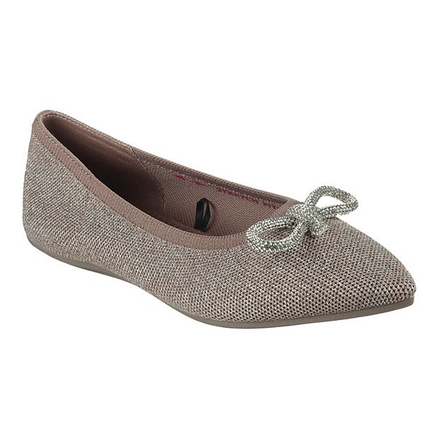 (取寄) スケッチャーズ レディース クレオ ポイント - グリッジー ヘイズ SKECHERS women SKECHERS Cleo Point - Glitzy Haze Mocha Skechers Cleo® Point Glitzy Haze Women's Flats