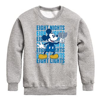 Disney's Mickey Mouse Boys 8-20 Eight Nights Eight Lights Fleece Sweatshirt