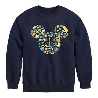 Disney's Mickey Mouse Boys 8-20 Hanukkah Crew Fleece Sweatshirt
