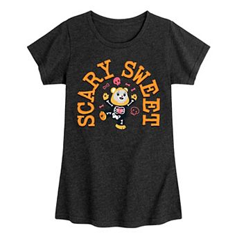 Girls Care Bears Scary Sweet Graphic Tee