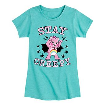 Girls Care Bears Stay Creepy Graphic Tee