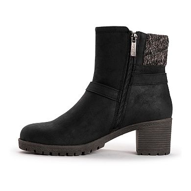 Muk Luks Lucy Lula Boot in Black | Lyst