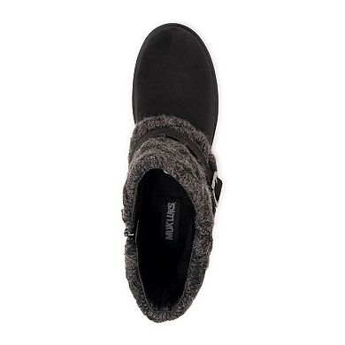 MUK LUKS Naomi Women's Ankle Boot Slippers