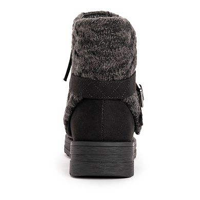 MUK LUKS Naomi Women's Ankle Boot Slippers