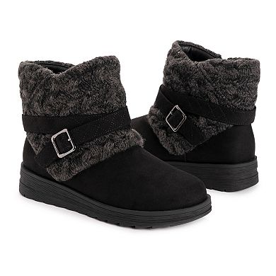 MUK LUKS Naomi Women's Ankle Boot Slippers