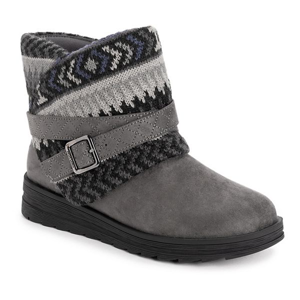 MUK LUKS Naomi Women's Ankle Boot Slippers