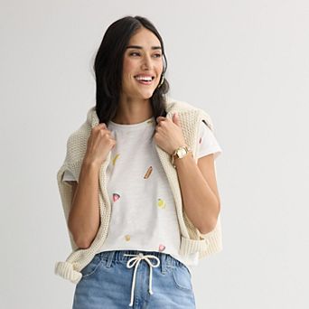 Women's Sonoma Goods For Life® Everyday Short-Sleeve Crew Tee