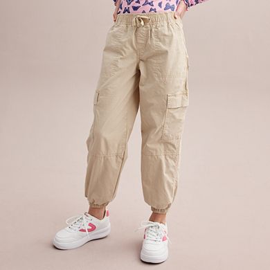 Girls 6-18 SO Pull-On Cargo Jogger Pants in Regular and Plus