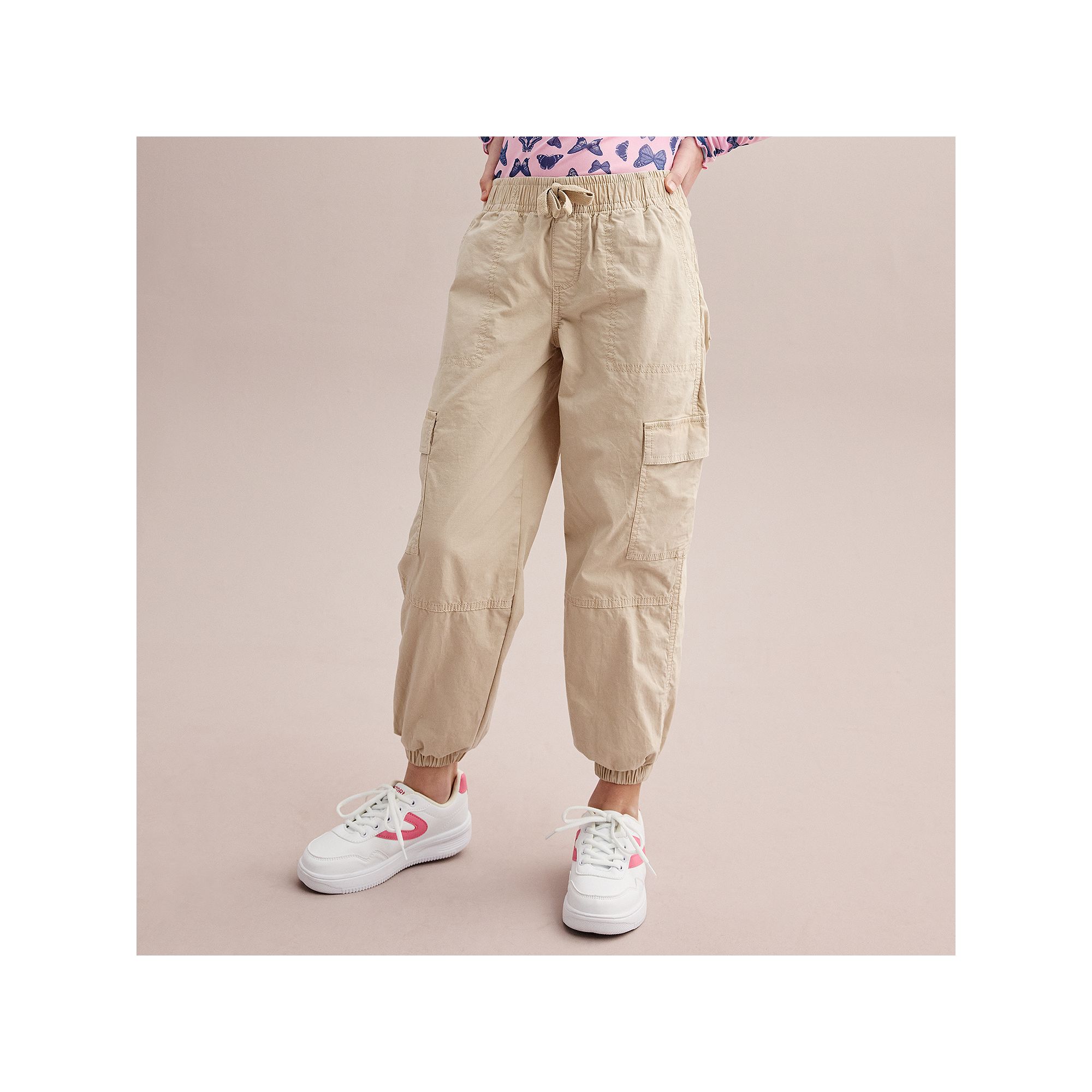 Girls 6-18 SO® Pull-On Cargo Jogger Pants in Regular and Plus, Girls, Siz