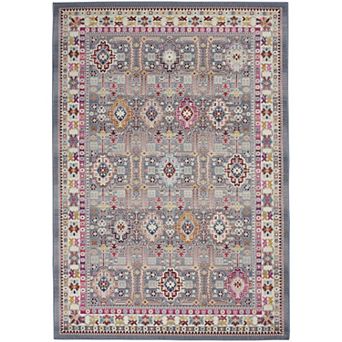 Nourison Vintage Kashan Bohemian Floral Indoor Area Rug