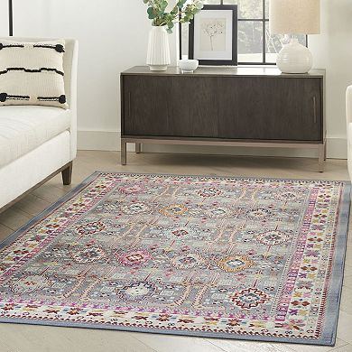 Nourison Vintage Kashan Bohemian Floral Indoor Area Rug