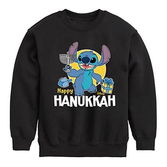 Disney's Lilo & Stitch Boys 8-20 Happy Hanukkah Fleece Sweatshirt